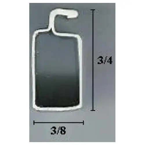 3/8 X 3/4 Screen Frame Mill 20 8ft Lengths Per Carton uses 140-9/64in Spline 3/8 X 3/4 Screen Frame Mill 20 8ft Lengths Per Carton uses 140-9/64in Spline