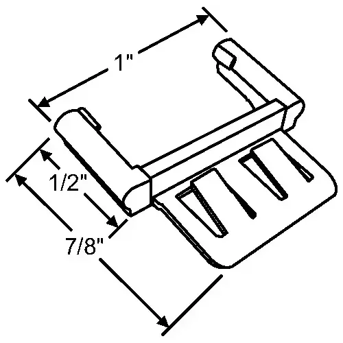 Alcan Muntin Clip hwp124 Wh Alcan Muntin Clip hwp124 Wh