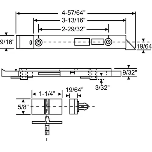 White Tilt Latch Set left And Right Hand includes Thumb Button - pack of 2 White Tilt Latch Set left And Right Hand includes Thumb Button - pack of 2
