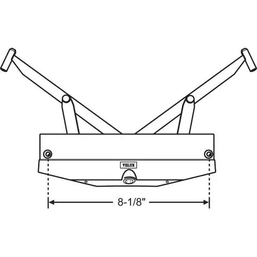 Velux Skylight Operator Gold 8in Split Arm Sold Seperately snap In Hex Adaptor Velux Skylight Operator Gold 8in Split Arm Sold Seperately snap In Hex Adaptor