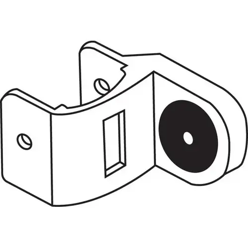 Strike And Keeper W/ Fastener inswing/outswing concealed Latch With Flat Bar