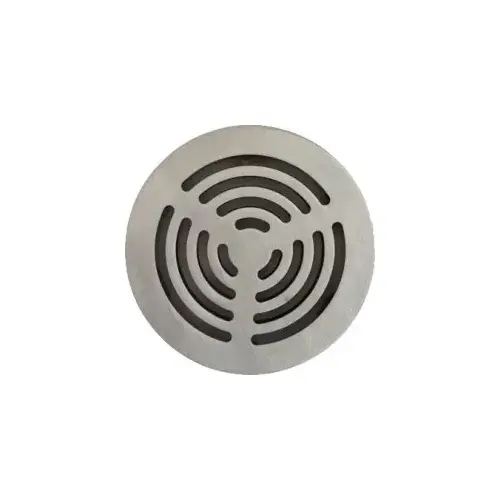 Heavy Duty Round Stainless Steel Speak Thru 5" Diameter Non Ballistic Bullet Resistant