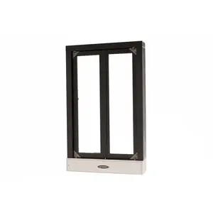 Quikserv CM-9020-BX Manual Transaction Window 24" W x 38 1/2" H Dark Bronze Anodized