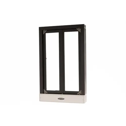 Manual Transaction Window 24" W x 38 1/2" H Dark Bronze Anodized