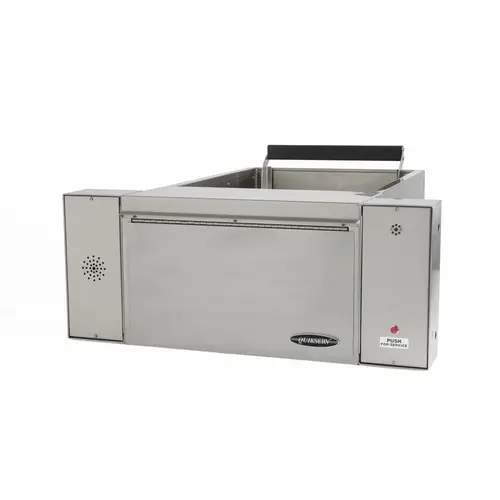 Drive Up Large Transaction Drawer Manual Without Speaker 28 1/2" W x 11 1/2" H Stainless Steel