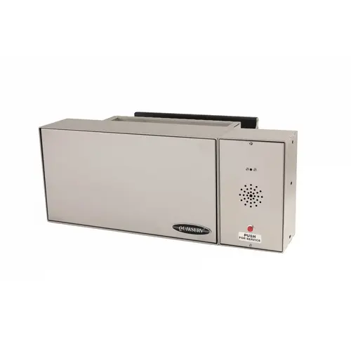Transaction Drawer With Dual Trays for Large and Smaller Items With Speaker Stainless Steel