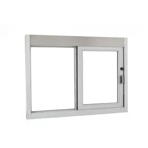 Quikserv SC-9047-CR Self Closing Side Sliding Transaction Window 36" W x 36" H Size Right Hand Slide Clear Anodized Finish