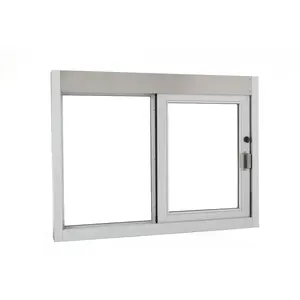 Quikserv SC-9063-CR Self Closing Side Sliding Transaction Window 48" W x 36" H Size Right Hand Slide Clear Anodized Finish