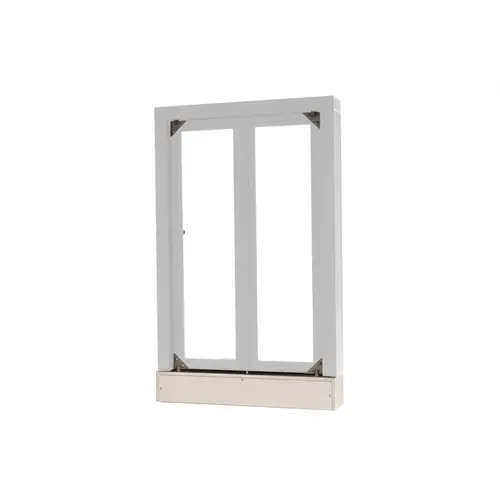 Manual Transaction Window 24" W x 38 1/2" H Clear Anodized