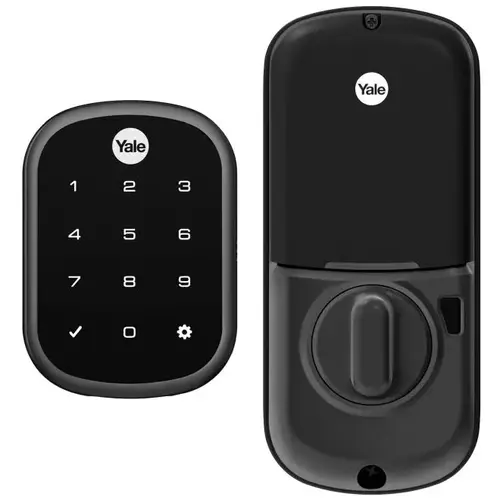 Z-Wave Plus Assure Lock SL Touchscreen Deadbolt Black Suede Finish Z-Wave Plus Assure Lock SL Touchscreen Deadbolt Black Suede Finish