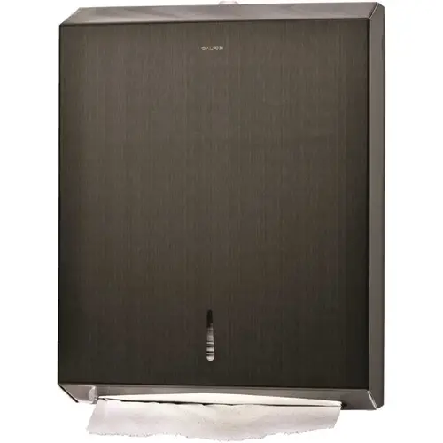 Stainless Steel Nickle Brushed C-Fold/Multi-Fold Paper Towel Dispenser Antique Nickel