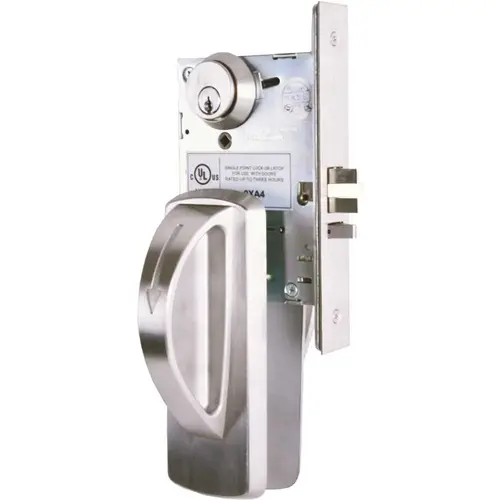 MRX-A-30 Institutional Privacy Function- Satin Stainless Steel Ligature Resistant Arch Trim Mortise Lockset MRX-A-30 Institutional Privacy Function- Satin Stainless Steel Ligature Resistant Arch Trim Mortise Lockset