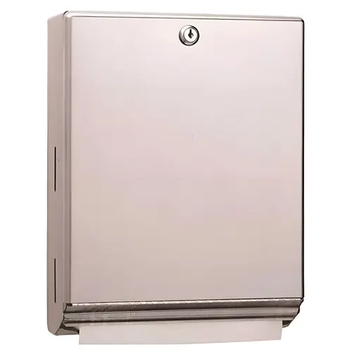 Bobrick B-262 Surface-Mounted Paper Towel Dispenser Satin Stainless Steel Bobrick B-262 Surface-Mounted Paper Towel Dispenser Satin Stainless Steel