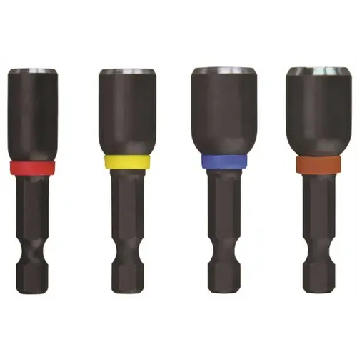 SHOCKWAVE 4-Piece Impact Magnetic Nutdriver Bit Set