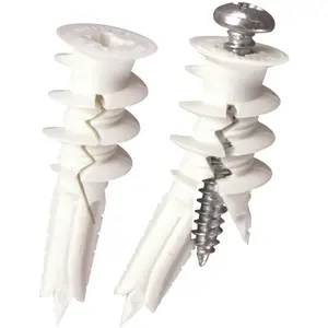 E-Z Ancor 25200-XCP6 Twist-N-Lock 50 lbs. Drywall Anchors with