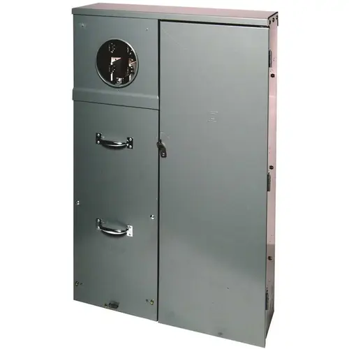 Homeline 400 Amp 30-Space 40-Circuit Outdoor Ring-Type Underground Main Breaker CSED with Class 320 Test Block Bypass