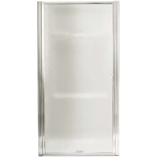 Standard 32-1/2 in. x 64 in. Framed Pivot Shower Door in Silver Standard 32-1/2 in. x 64 in. Framed Pivot Shower Door in Silver