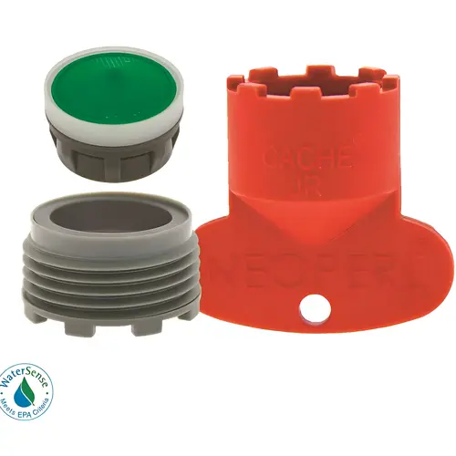 Cache Replacement Kit for Moen Faucets with Perlator 1.5 GPM Junior Insert Cache Replacement Kit for Moen Faucets with Perlator 1.5 GPM Junior Insert