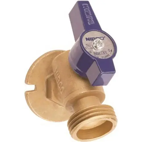 1/2 in. Brass Quarter-Turn Angle Sillcock