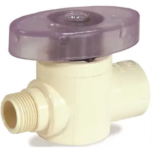 KBI CSV-0500-38C 1/2 in. x 3/8 in. OD CPVC CTS Supply Valve Chrome