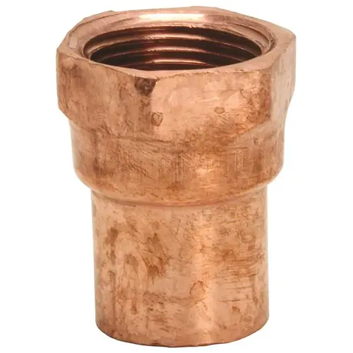 COPPER FITTING ADAPTER C X FIP 1/2 IN. X 3/4 IN. LEAD FREE