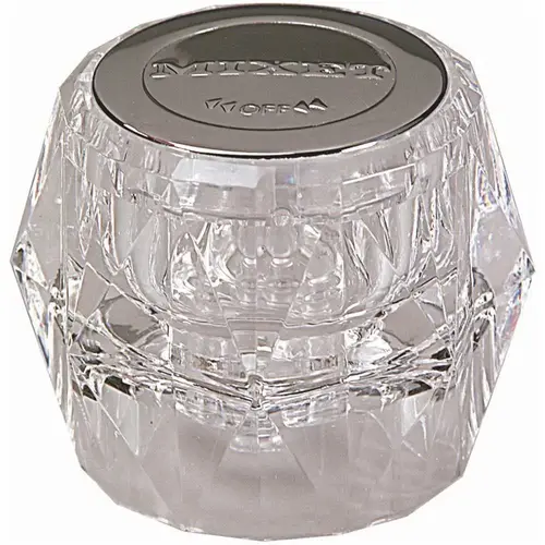 Mixet Clear Deluxe Volume Control Water Faucet Handle W/Cap Chrome