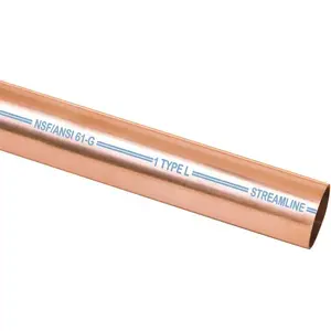 Mueller Streamline LH10020 1 In. ID x 20 Ft. Type L Copper Pipe