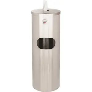 2XL CORPORATION, INC. 2XL-65 STAINLESS STEEL STAND GYM WIPES DISPENSER