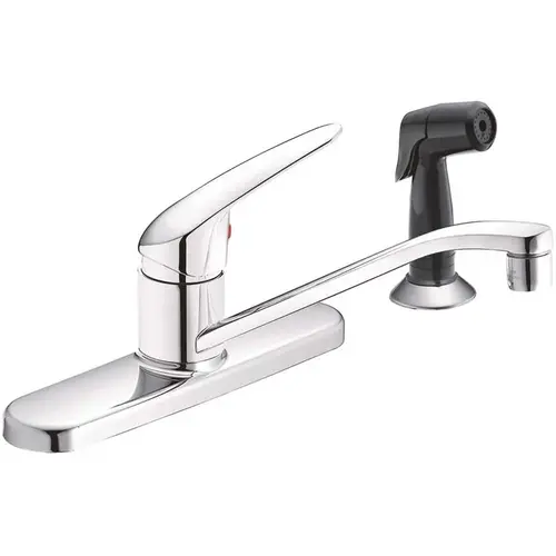Cornerstone Single-Handle Side Sprayer Kitchen Faucet in Chrome Cornerstone Single-Handle Side Sprayer Kitchen Faucet in Chrome
