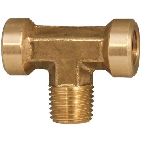 1/4 in. Inverted Flare Tee Block, No Check Valve 1/4 in. Inverted Flare Tee Block, No Check Valve