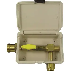 MEC ME951IVY Gas Outlet Box Single in Ivory