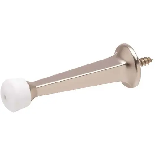 Everbilt Satin Nickel Solid Door Stop