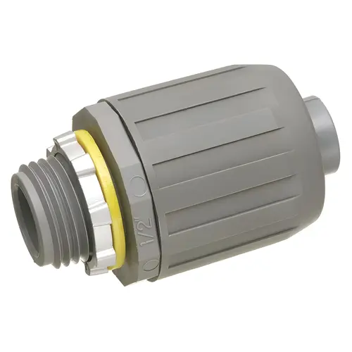1/2 in. Non-Metallic Liquid-Tight Push-On Connector 1/2 in. Non-Metallic Liquid-Tight Push-On Connector
