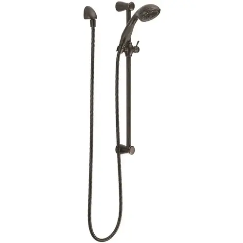 3-Spray Slide Bar Hand Shower in Venetian Bronze 3-Spray Slide Bar Hand Shower in Venetian Bronze