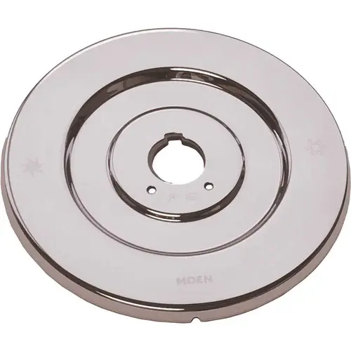 Chateau 7 in. Dia Escutcheon for Single-Handle Tub and Shower Valves in Chrome Chateau 7 in. Dia Escutcheon for Single-Handle Tub and Shower Valves in Chrome