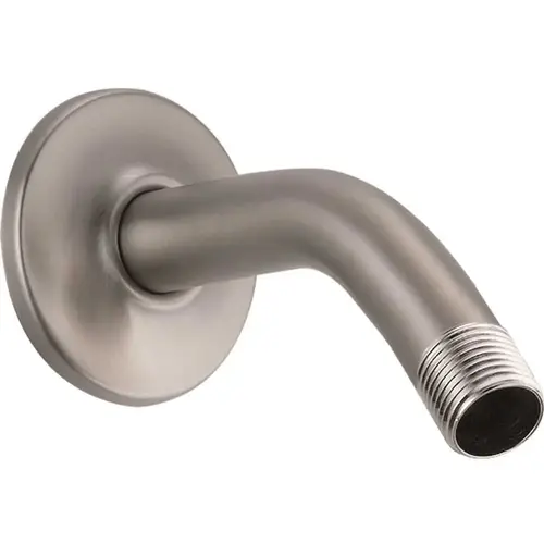 6 In. Shower Arm And Flange (Stainless) 6 In. Shower Arm And Flange (Stainless)