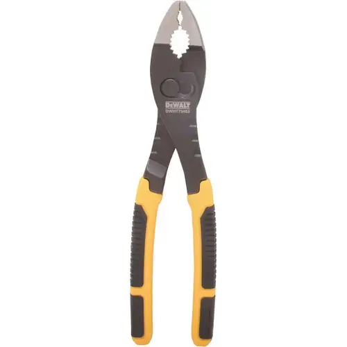 Slip Joint Pliers; Jaw Texture: Serrated ; Jaw Length: 2.4in ; Jaw Width: 2.4in ; Overall Length: 8.50 ; UNSPSC Code: 27112145 Slip Joint Pliers; Jaw Texture: Serrated ; Jaw Length: 2.4in ; Jaw Width: 2.4in ; Overall Length: 8.50 ; UNSPSC Code: 27112145