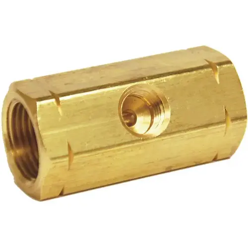 F.POL x F.POL x 1/4 in. FNPT Manifold Tee Block, Body Only