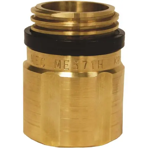 High Capacity Hose End Swivel Check Adapter, Brass 1-3/4 in. F.Acme x 1-3/4 in. M.Acme High Capacity Hose End Swivel Check Adapter, Brass 1-3/4 in. F.Acme x 1-3/4 in. M.Acme