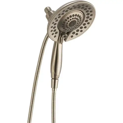 In2ition Two-in-One 5-Spray 6.8 in. Dual Wall Mount Fixed and Handheld Shower Head in Stainless In2ition Two-in-One 5-Spray 6.8 in. Dual Wall Mount Fixed and Handheld Shower Head in Stainless