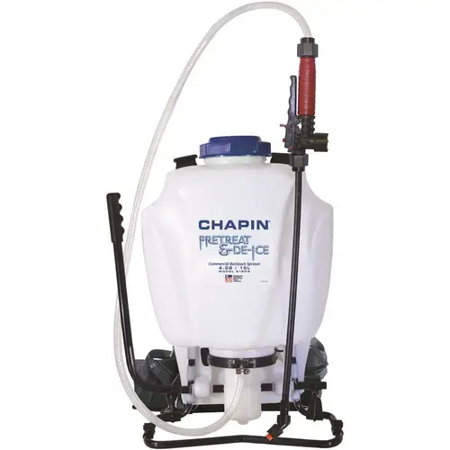 4 Gal. Pre-Treat and Liquid Ice Melt Backpack Sprayer 4 Gal. Pre-Treat and Liquid Ice Melt Backpack Sprayer