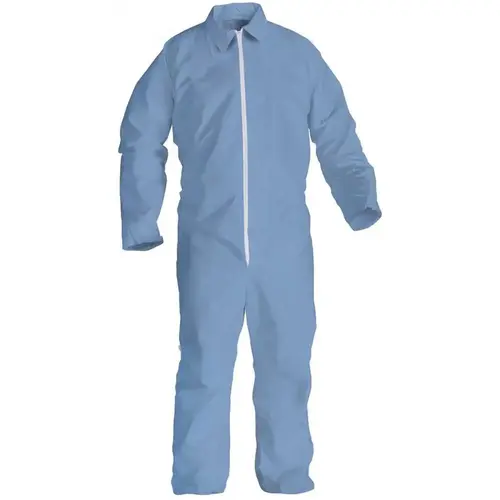 A65 XL Flame Resistant Coveralls Zip Front Open Wrists and Ankles ANSI Sizing Anti-Static Blue A65 XL Flame Resistant Coveralls Zip Front Open Wrists and Ankles ANSI Sizing Anti-Static Blue