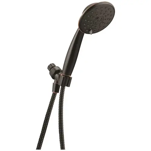 Porter 3-Spray 5 in. Single Wall Mount Handheld Shower Head in Oil Rubbed Bronze