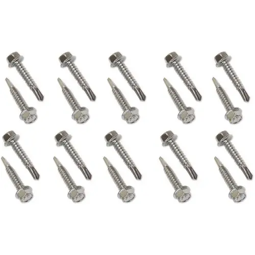 1/4 in. x 1-1/4 in. Hex Metal Self-Driller Screws for E-Tracks