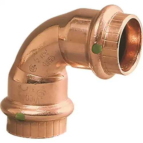 Propress 3/4 In Press Copper 90-Degree Elbow Fitting Propress 3/4 In Press Copper 90-Degree Elbow Fitting