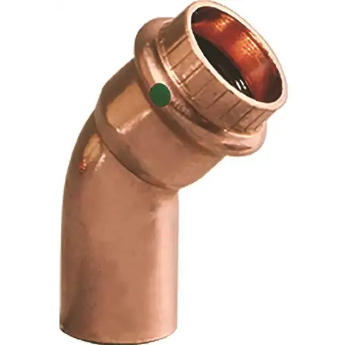 Propress 1/2" X 1/2" Copper 45-Degree Street Elbow Propress 1/2" X 1/2" Copper 45-Degree Street Elbow