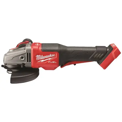 M18 FUEL 18-Volt Lithium-Ion Brushless Cordless 4-1/2 in./6 in. Braking Grinder with Paddle Switch (Tool-Only) M18 FUEL 18-Volt Lithium-Ion Brushless Cordless 4-1/2 in./6 in. Braking Grinder with Paddle Switch (Tool-Only)