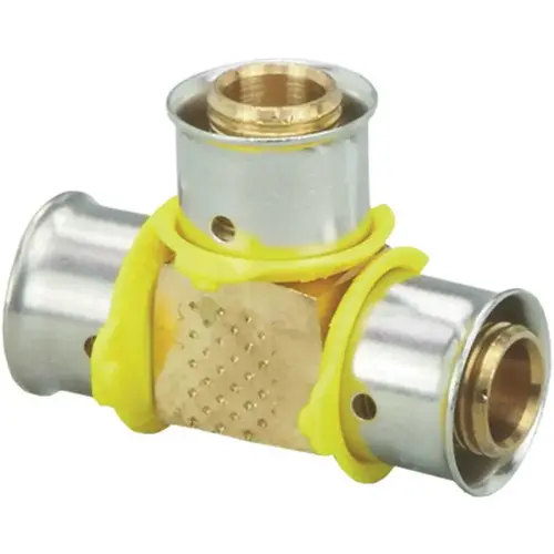 PureFlow 3/4 in. x 1/2 in. x 1/2 in. Zero Lead Bronze Press Tee PureFlow 3/4 in. x 1/2 in. x 1/2 in. Zero Lead Bronze Press Tee