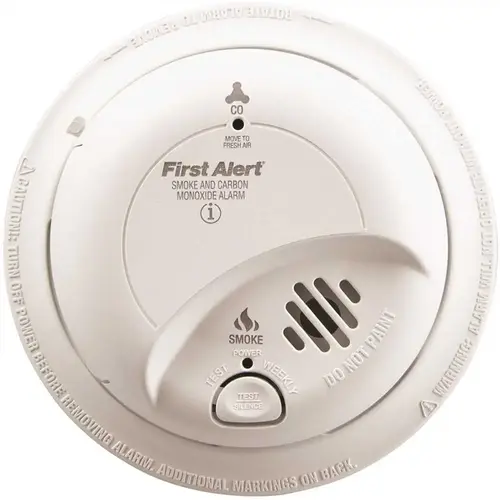 120-Volt AC Hardwired Combination Smoke and Carbon Monoxide Alarm with Battery Backup Contractor - pack of 6 120-Volt AC Hardwired Combination Smoke and Carbon Monoxide Alarm with Battery Backup Contractor - pack of 6