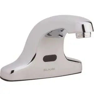 Elkay LKB737C Battery Powered Electronic Sensor Single Hole Touchless Bathroom Faucet in Chrome
